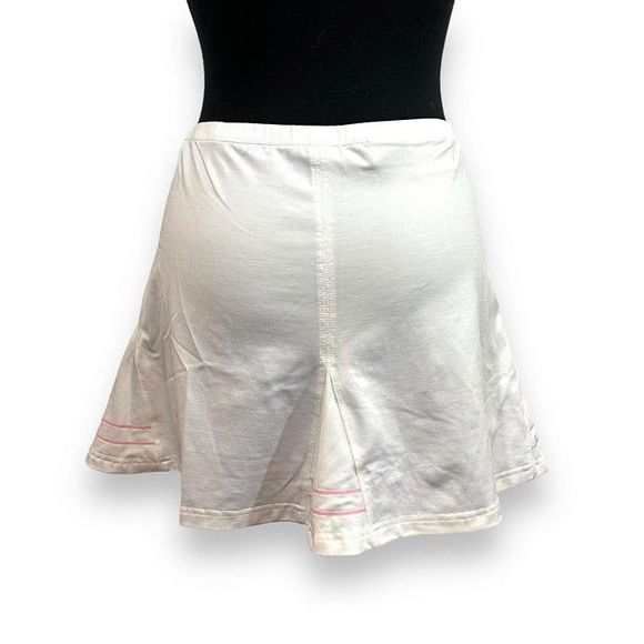 EUC Vintage Bolle Sport Tennis Mini Skirt Athletic Womens Small White - Picture 3 of 8